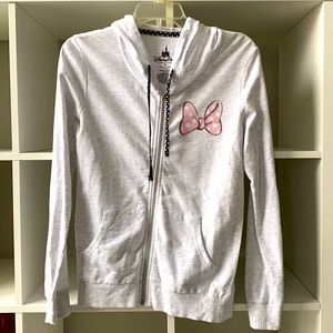 NWOT Authentic Original Disney Parks Minnie Mouse Zip Up